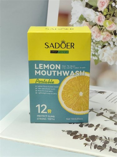 Ополаскиватель для рта со вкусом лимона 10мл, 20 шт. 10262