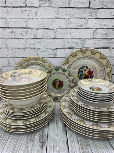 Набор тарелки фарфор 10111