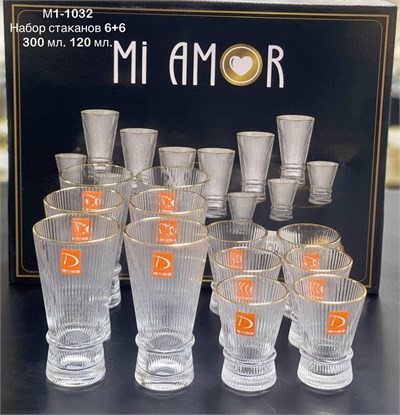 Набор бакал и рюмки 10121