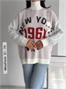 Тёплые свитеры с надписью New York 10205